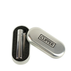 Зажигалка Clipper в кейсе - Silver