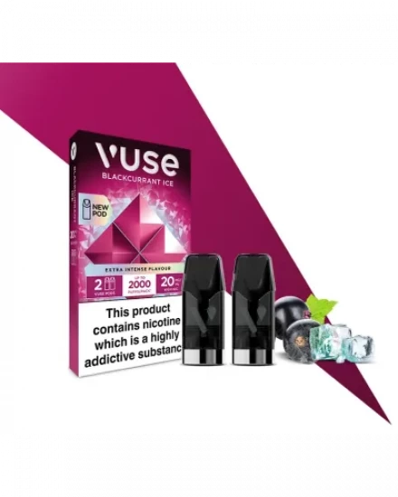 Картриджи VUSE Extra Intense Flavour Pods 20 мг (2%) Blackcurrant ice (черная смородина лед)