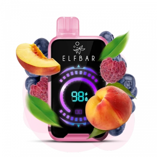 Одноразка ELF BAR FS18000 5% со вкусом персика и ягод