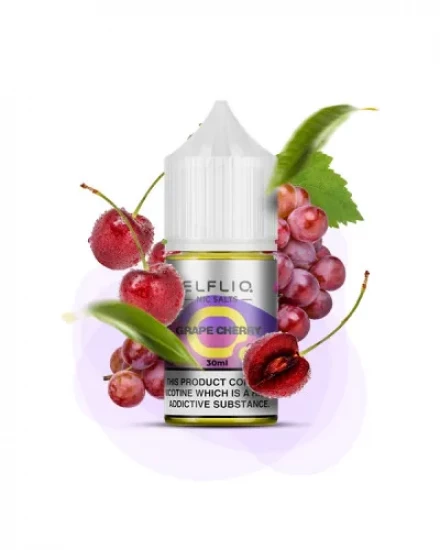 Жидкость  ELF LIQ 30 МЛ 50 МГ "GRAPE CHERRY" (ВИНОГРАД ВИШНЯ)