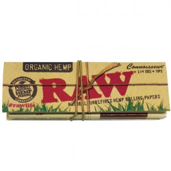 Бумага для самокруток (Raw Connoisseur Organic/Classic Hemp 1 1/4)