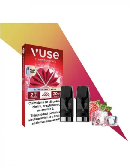 Картриджи VUSE Extra Intense Flavour Pods 20 мг (2%) Raspberry ice (малина лед)