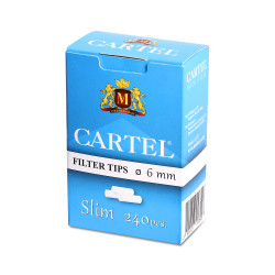 Фильтры сигаретные (Tips CARTEL Slim 240)