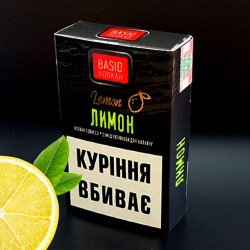 Табак для кальяна Basio Hookah  Лимон 50 грамм