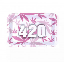 Блюдце для стаффа 420 Pink