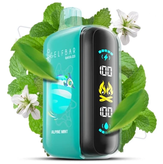 Одноразка ELF BAR RAYA D3 ALPINE MINT 5% со вкусом мяты