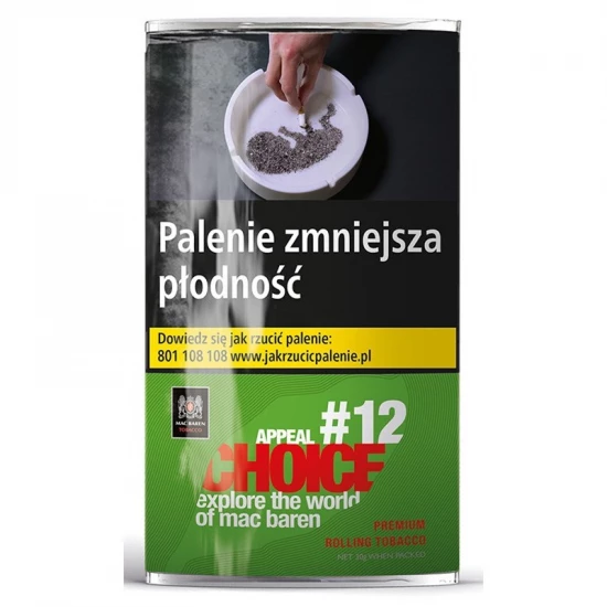 Тютюн для самокруток MAC BAREN No 12 APPEAL 30g. (30г, Польша)