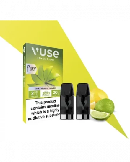 Картриджи  VUSE Extra Intense Flavour Pods 20 мг (2%) Lemon & Lime (лимон лайм)