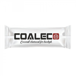Уголь кокосовый COALEC 0,25 КГ (18 кубика) 25 мм