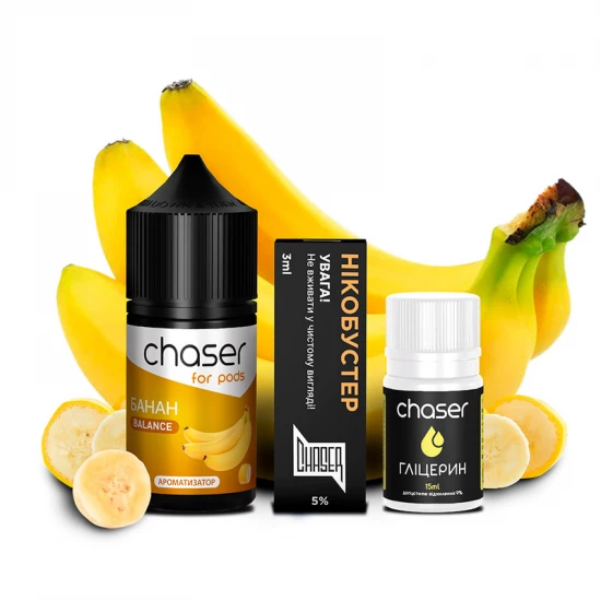 Набор для самозамеса CHASER FOR PODS  30 МЛ со вкусом банана