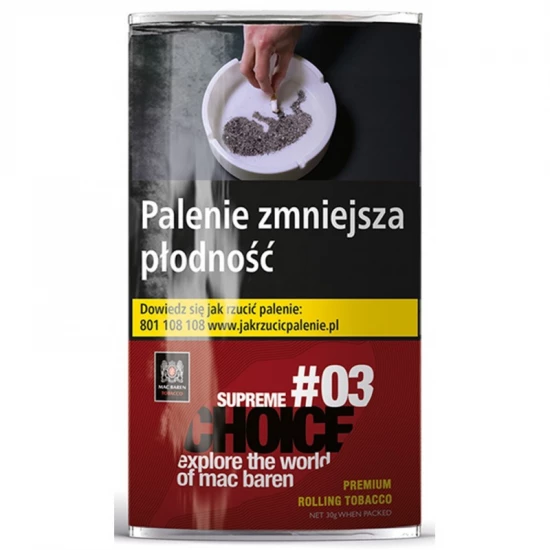 Табак для самокруток Mac Baren Choice 3 Supreme (30г, Польша)