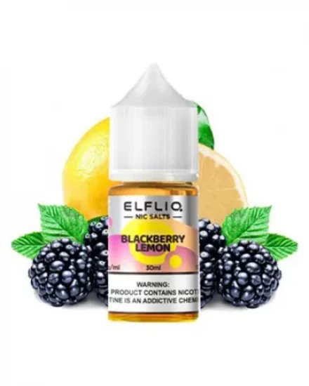 Рідина ELF LIQ "BLACKBARRY LEMON" 30МЛ 50МГ (ОЖИНА ЛИМОН)