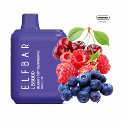 ELF BAR LB 5000 5% Blueberry Raspberry Cherry (Черника Малина Вишня)