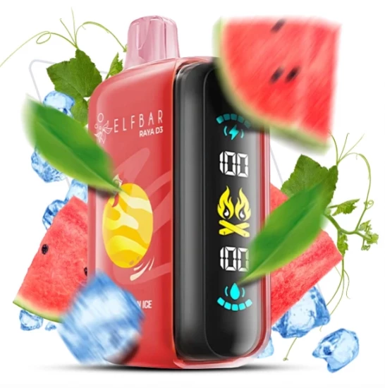 Одноразка ELF BAR RAYA D3 WATERMELON ICE 5% со вкусом арбуз лед
