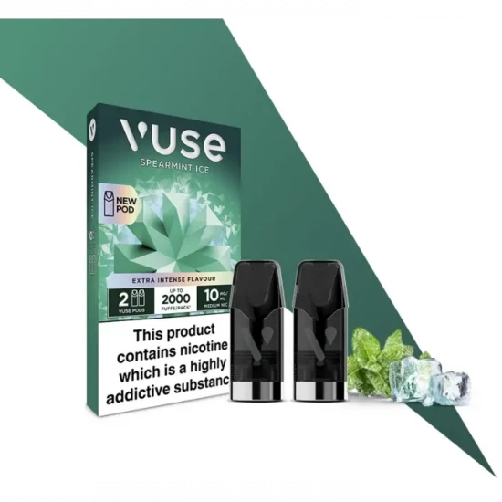 Картриджи VUSE Extra Intense Flavour Pods 10 мг (1%) Spearmint ice (Мята со льдом)